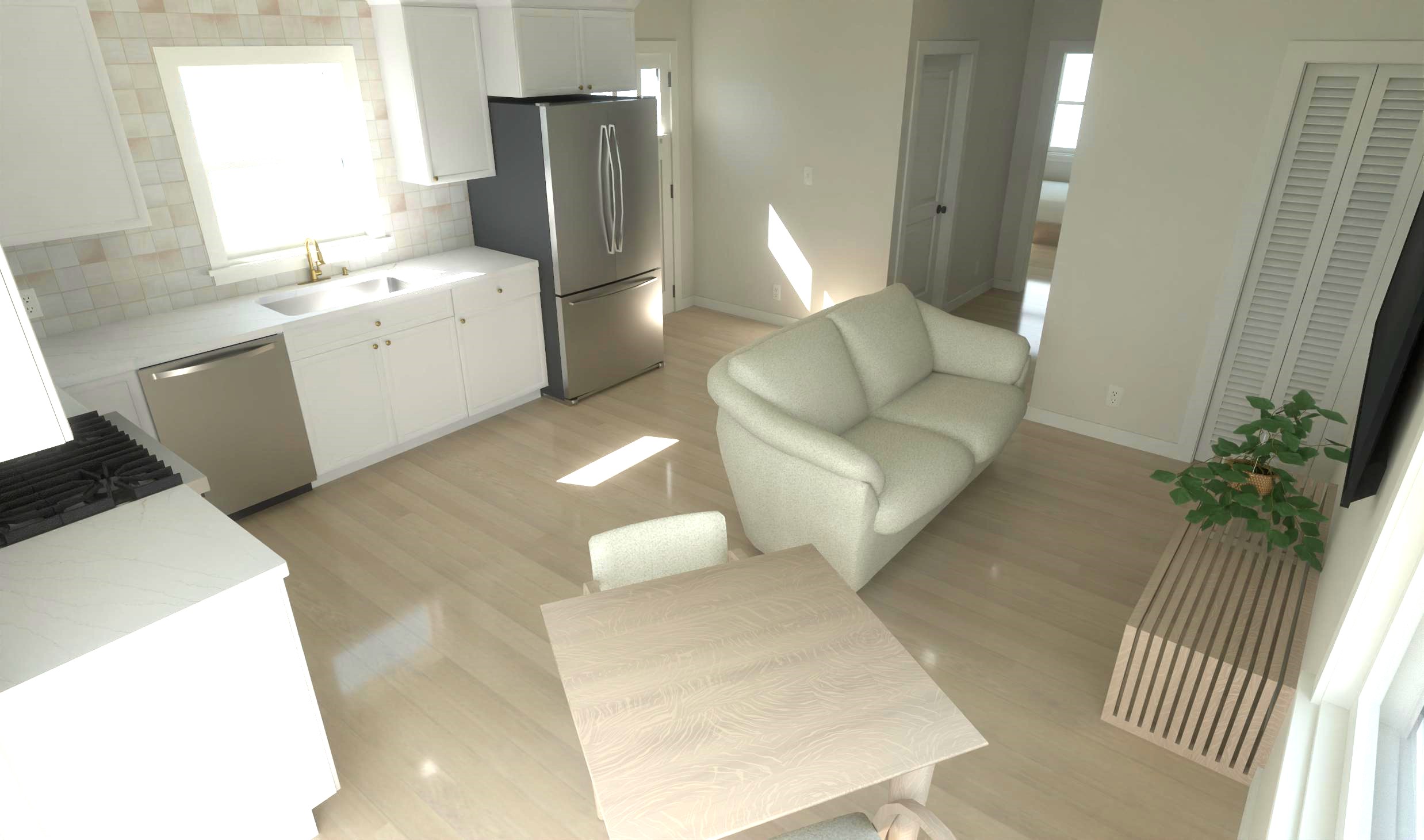 Beech Plan Kitchen